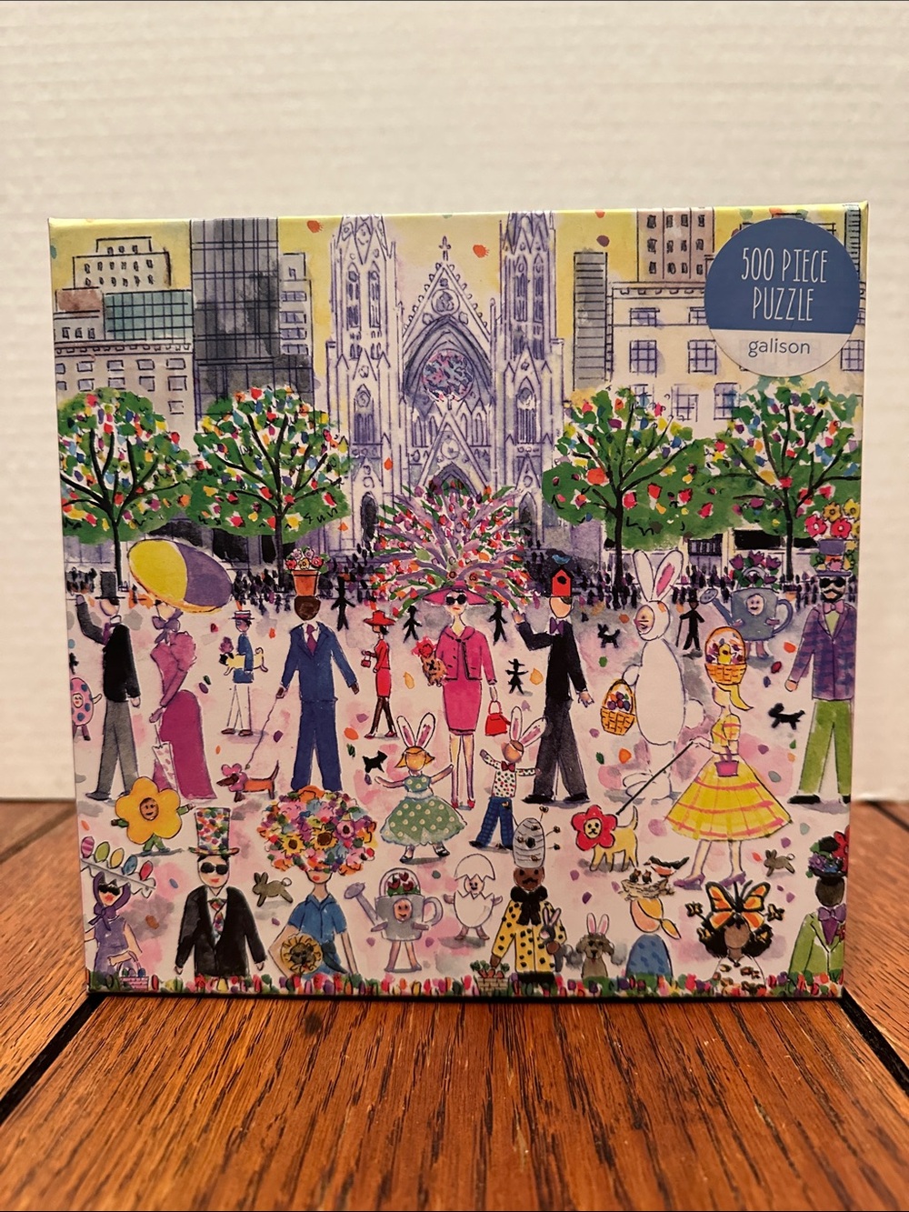 Galison Michael Storrings Easter Parade 500-Piece Puzzle